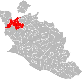 Localisation de Communauté de communesAygues Ouvèze en Provence