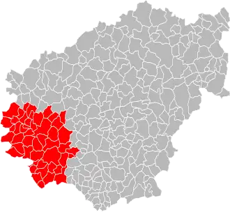 Localisation de Communauté d'agglomération du Bassin de Brive