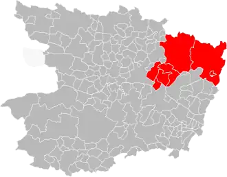 Localisation de Communauté de communes Baugeois Vallée