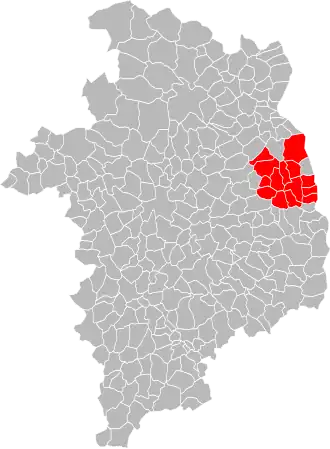 Localisation de Communauté de communes Berry Loire Vauvise