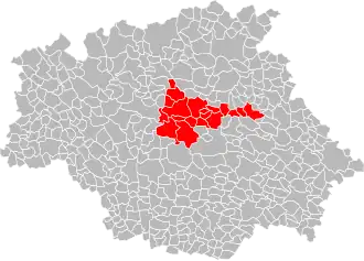 Localisation de Communauté de communes Cœur de Gascogne