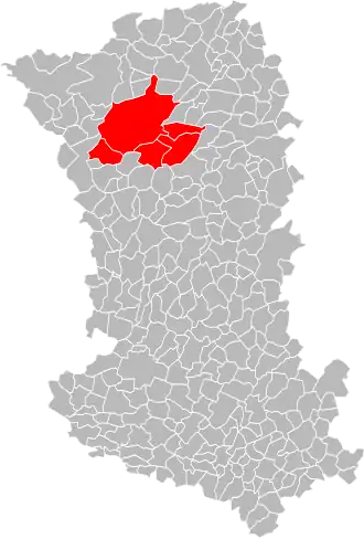 Localisation de Communauté de communes Cœur du Bocage