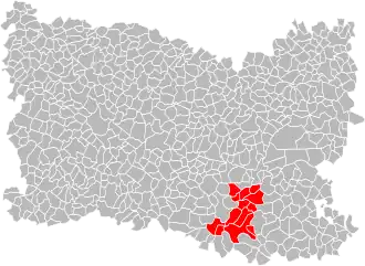 Localisation de Communauté de communes Cœur Sud Oise