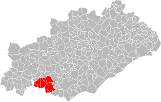 Localisation de Communauté de communes Canal-Lirou