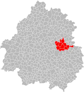 Localisation de Communauté de communes Causses et Vézère