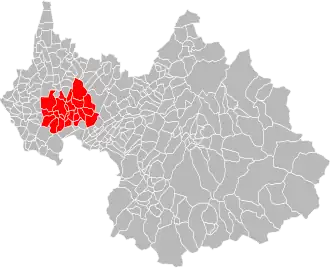 Localisation de Chambéry métropole