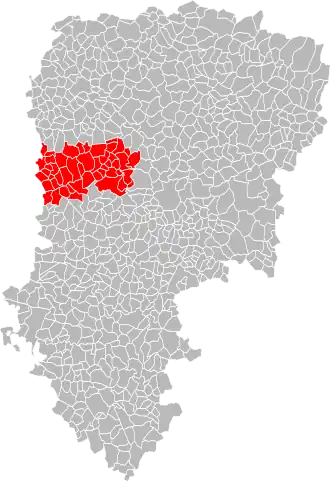Localisation de Communauté d'agglomération Chauny-Tergnier-La Fère