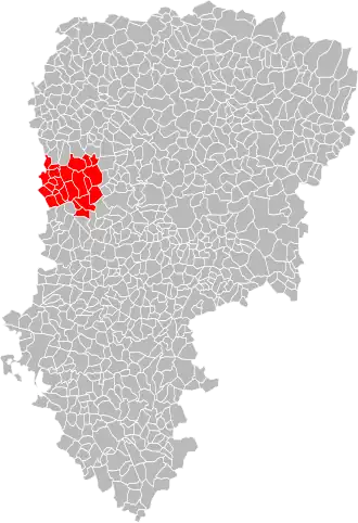 Localisation de Communauté de communes Chauny-Tergnier