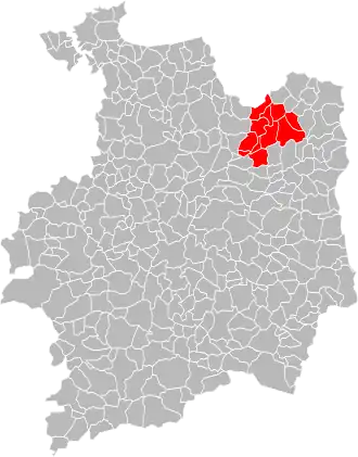 Localisation de Coglais Communauté Marches de Bretagne