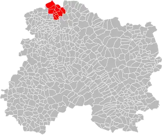 Localisation de Communauté de communes du nord champenois