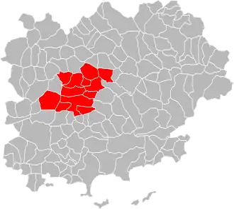 Localisation de Communauté de communes Comté de Provence