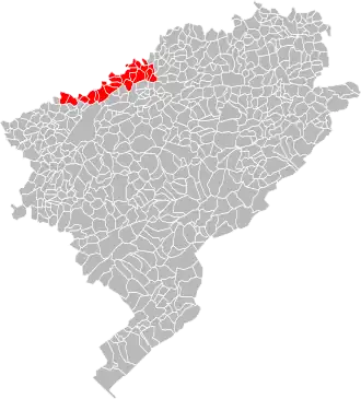 Localisation de Communauté de communes Dame Blanche et Bussière