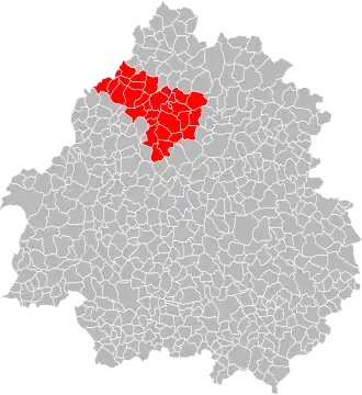 Localisation de Communauté de communes Dronne et Belle