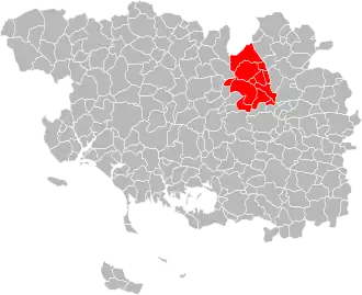 Localisation de Josselin communauté