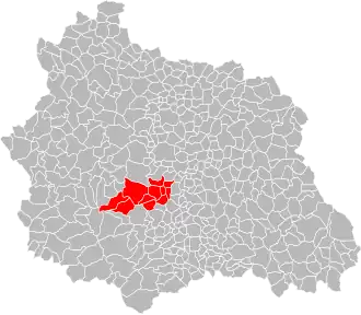 Localisation de Communauté de communes Les Cheires