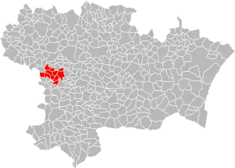 Localisation de Communauté de communes les Coteaux du Razès