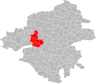 Localisation de Communauté de communesLoire et Sillon