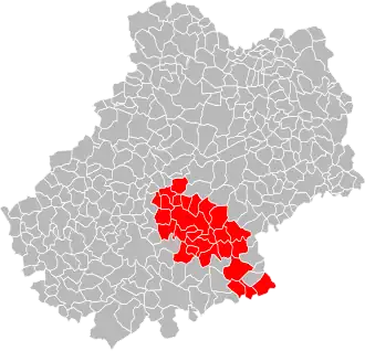 Localisation de Communauté de communes Lot-Célé