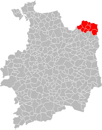 Localisation de Louvigné communauté