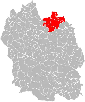 Localisation de Communauté de communes Margeride Est