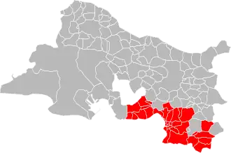 Localisation de Marseille Provence Métropole