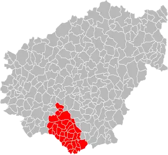 Localisation de Communauté de communes Midi Corrézien
