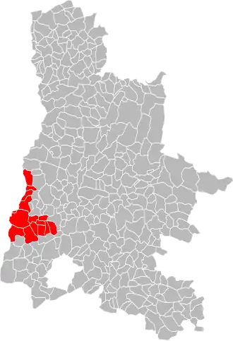Localisation de Communauté d'Agglomération Montélimar-Sésame