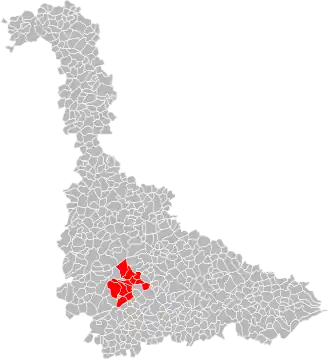 Localisation de Communauté de communes Moselle et Madon