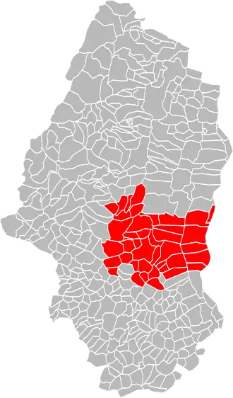 Localisation de Mulhouse Alsace Agglomération