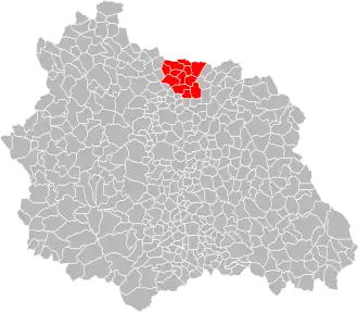 Localisation de Communauté de communes Nord Limagne