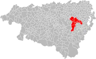 Localisation de Communauté d'agglomération de Pau-Pyrénées