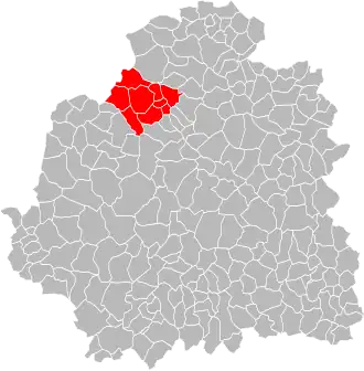 Localisation de Communauté de communes du pays d'Écueillé