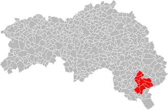 Localisation de Communauté de communes du Perche Sud