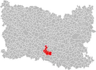 Localisation de Communauté de communes Pierre - Sud - Oise