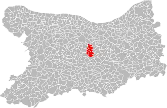 Localisation de Communauté de communes Plaine Sud de Caen