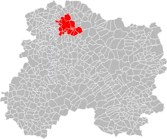 Localisation de Reims Métropole