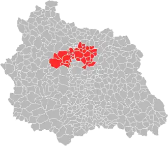 Localisation de Communauté d'agglomération Riom Limagne et Volcans