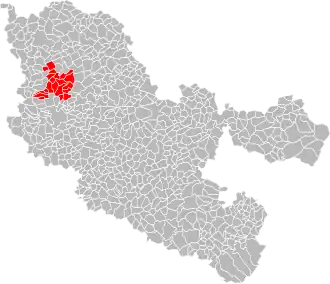 Localisation de Communauté de communes Rives de Moselle