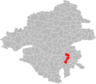 Localisation de Communauté de communes Sèvre, Maine et Goulaine