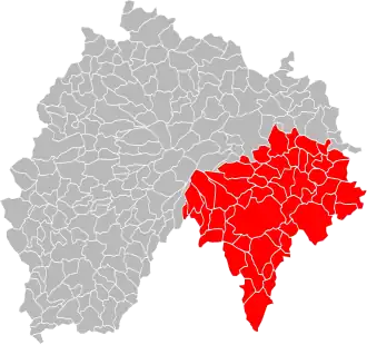 Localisation de Saint-Flour Communauté