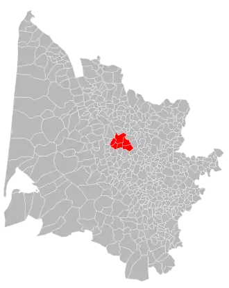 Localisation de Communauté de communes Les Rives de la Laurence