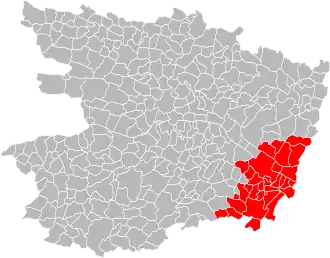 Localisation de Communauté d'agglomération de Saumur Loire Développement