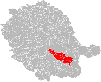 Localisation de Communauté de communes Sidobre Val d'Agout