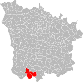 Localisation de Communauté de Communes Sologne Bourbonnais-Nivernais