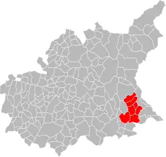 Localisation de Communauté de communes Terres de Lumière