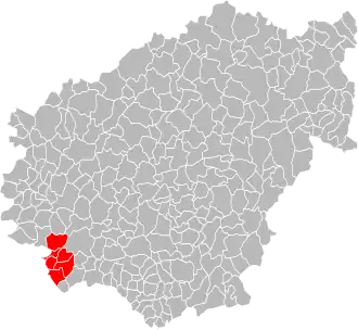 Localisation de Communauté de communesVézère - Causse
