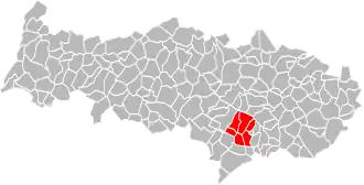 Localisation de Communauté d'agglomérationVal-et-Forêt