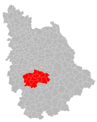 Localisation de Communauté de communes des Vallées du Clain