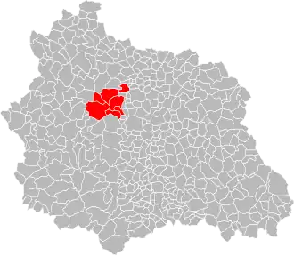 Localisation de Communauté de communes Volvic Sources et Volcans