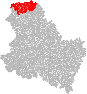 Localisation de Communauté de communes Yonne Nord
